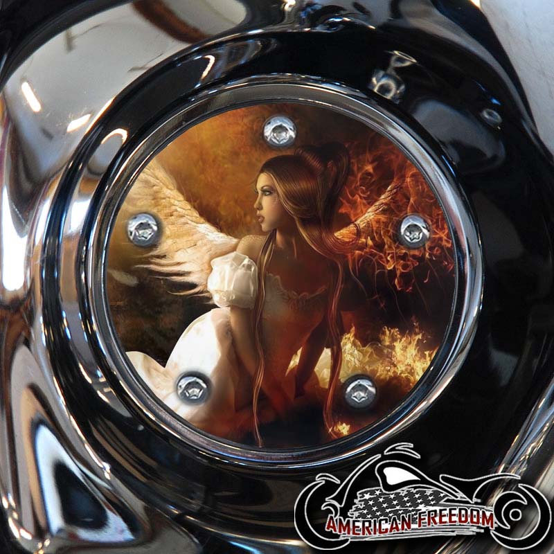 Custom Timing Cover - Angel Good & Evil - Click Image to Close